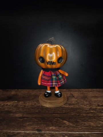 Pumpkin Girl "Piper" Art Doll