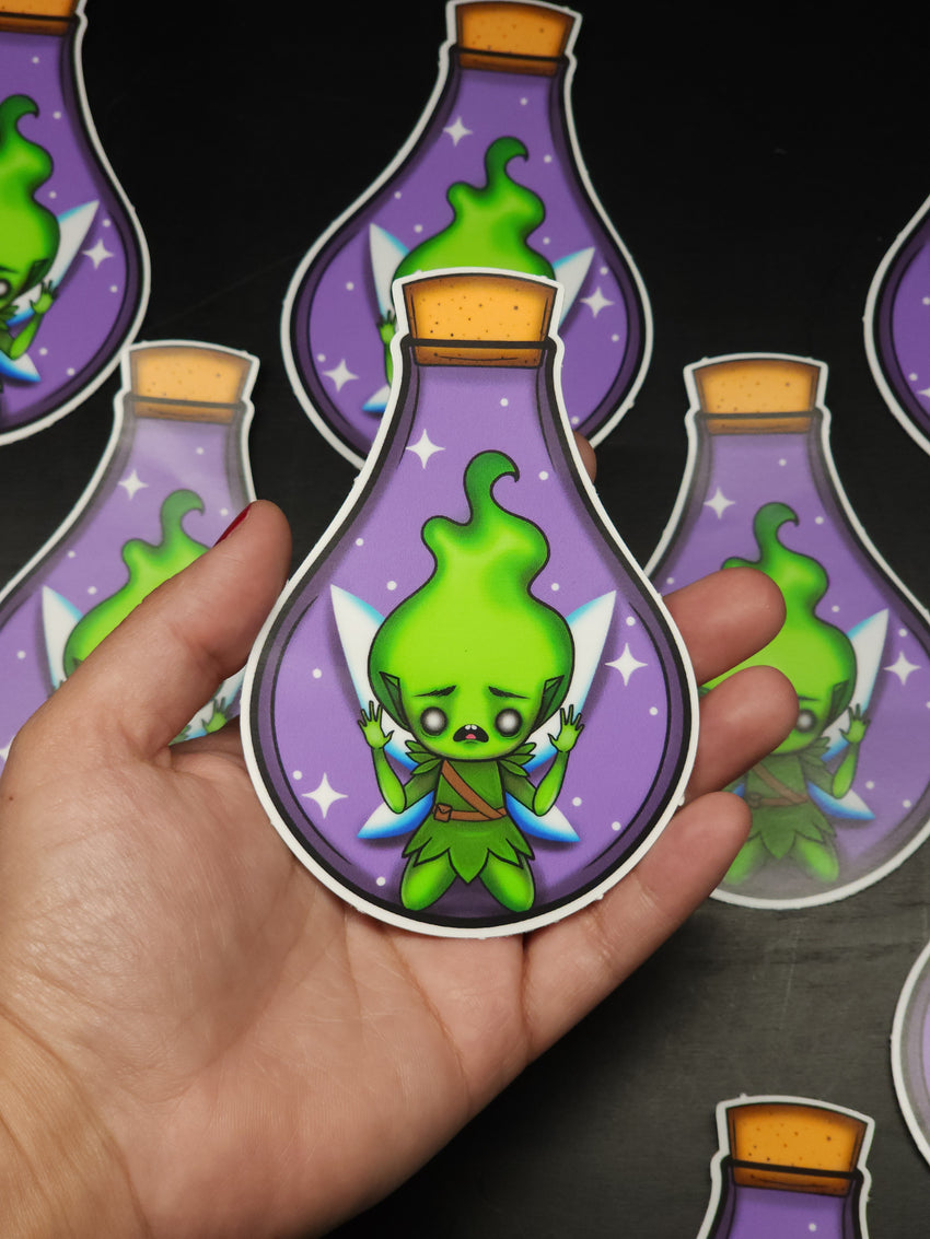 Fairy In A Bottle Sticker