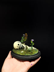 Fairy On Moss Sculpture