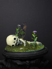 Fairy On Moss Sculpture