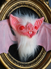 Framed Bat Sculpture (White)