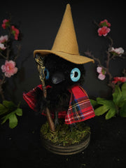 Mr. Pendragon Crow Art Doll