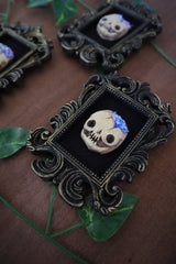 Geode Skull Frame Magnet