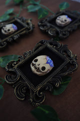 Geode Skull Frame Magnet
