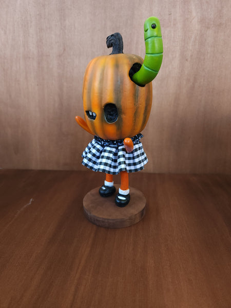 Pumpkin Girl Penelope Art Doll Coven Of Cuteness