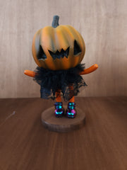 Pumpkin Girl "Raven" Art Doll