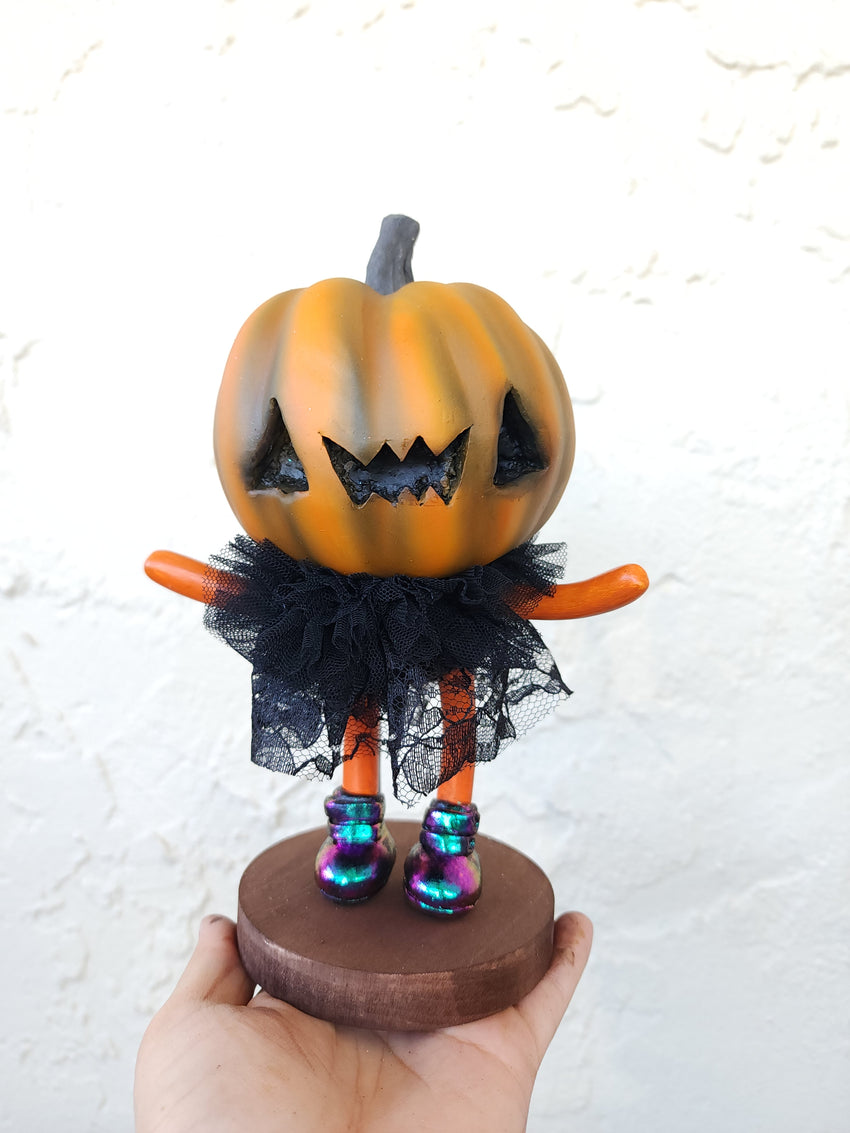 Pumpkin Girl "Raven" Art Doll