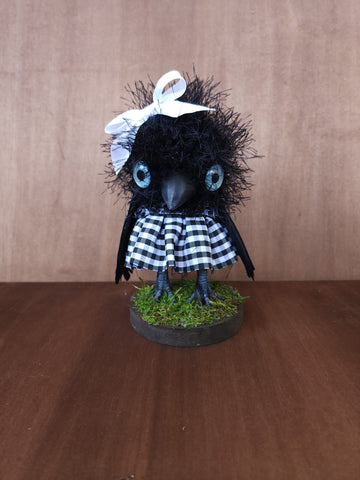 "Cora" Crow Art Doll