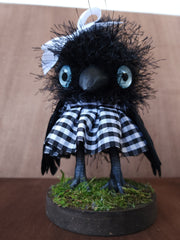 "Cora" Crow Art Doll