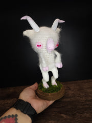 White Goat Art Doll