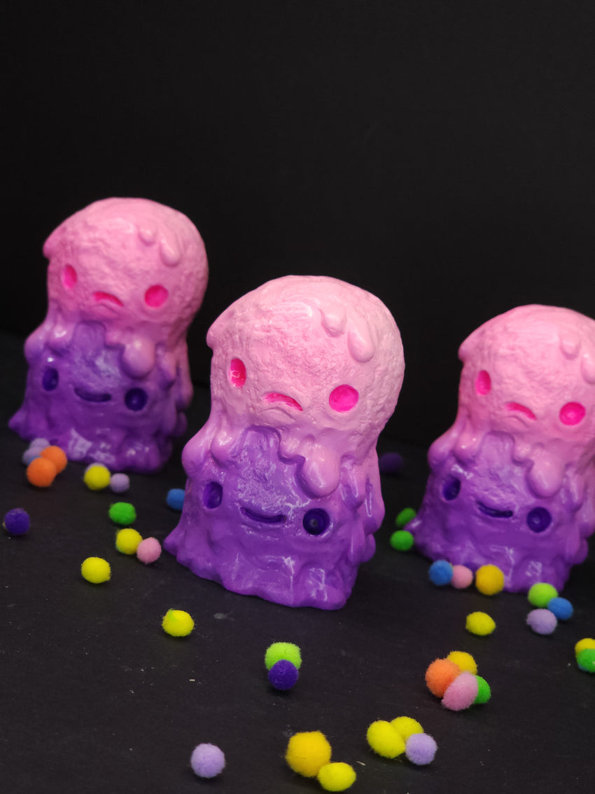 Double Scoop Berry Taro Resin Toy