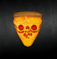 Skull Pizza Magnet