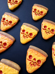 Skull Pizza Magnet