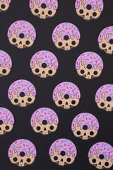 Donut Skull Sticker