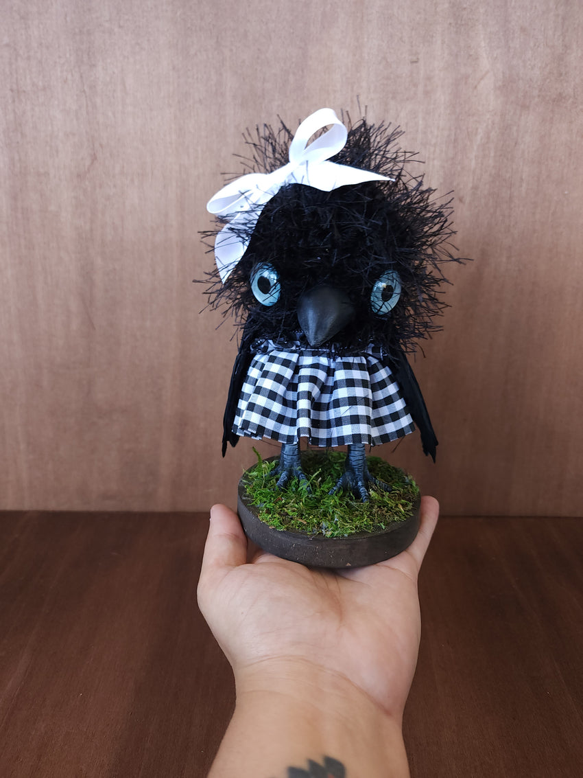 "Cora" Crow Art Doll